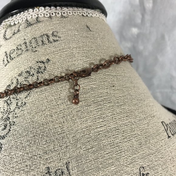 Vintage Blue Rhinestone Beautiful necklace - Picture 5 of 10